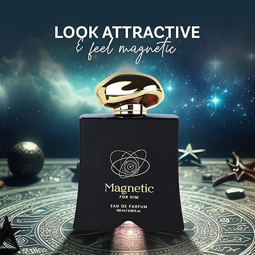 Miniatura 4 de BELLAVITA Luxury Mood Collection - Perfume magnético para hombre, 3.4 fl oz, tecnología inspirada en feromonas, fragancia de larga duración, notas