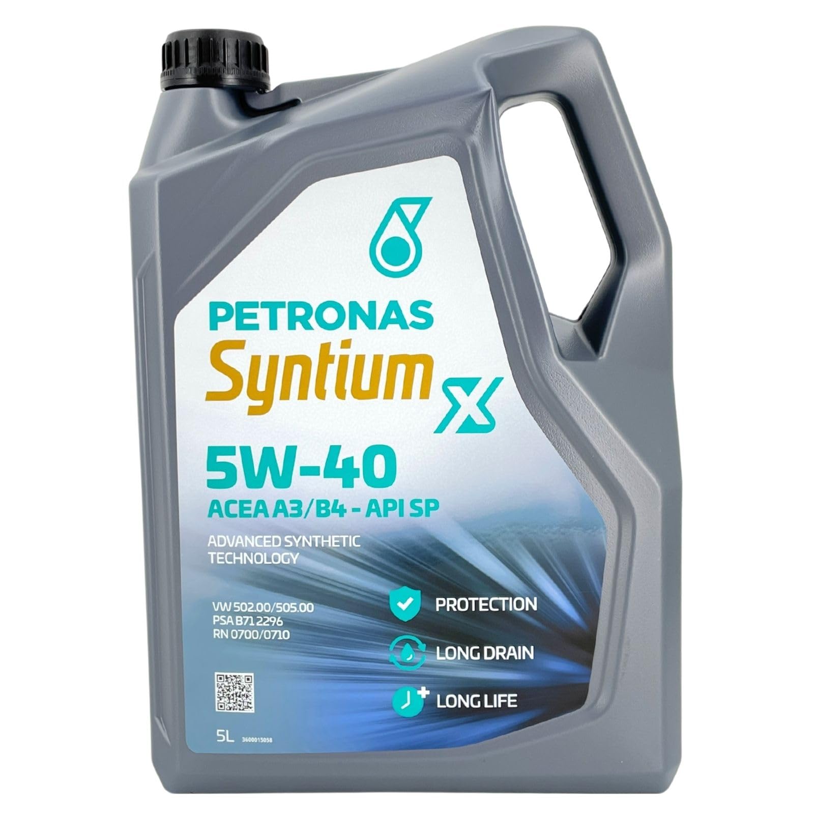 PETRONAS Motoröl 5W-40 Syntium Motor Öl X 5L Kompatibel mit VW Golf 7 Schrägheck 5G1, BQ1, BE1, BE2 Golf 4 Schrägheck 1J1 Golf 6 5K1 Golf 5 Schrägheck 1K1 POLO 9N