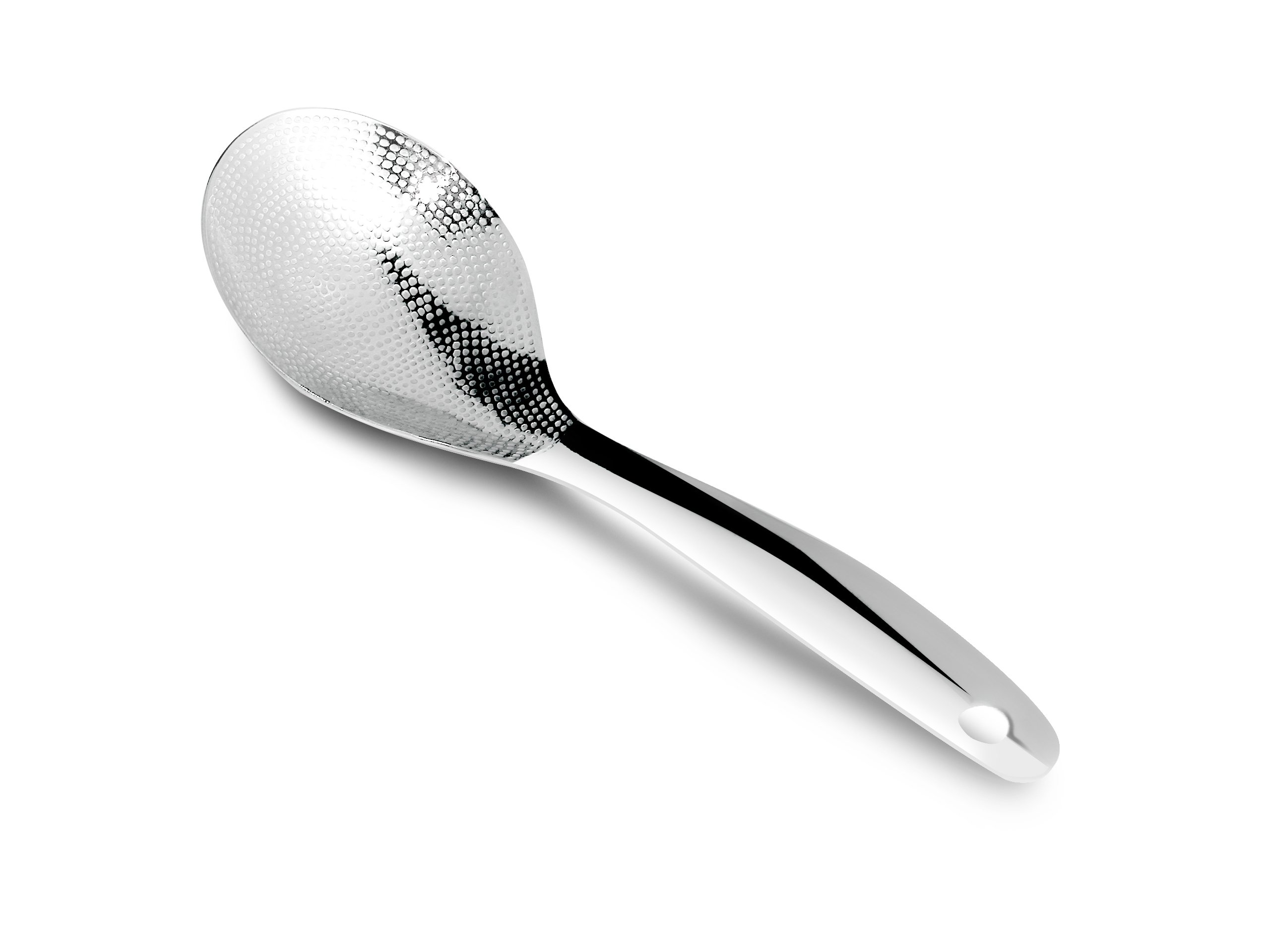 Cuillère de service à riz en inox pour ne plus écraser les grains