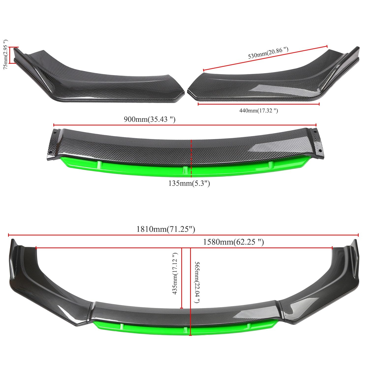 シビックシャトル　LeBra フロントバンパーカバー 黒 シビックシャトル LeBra フロントバンパーカバー 黒 シビック