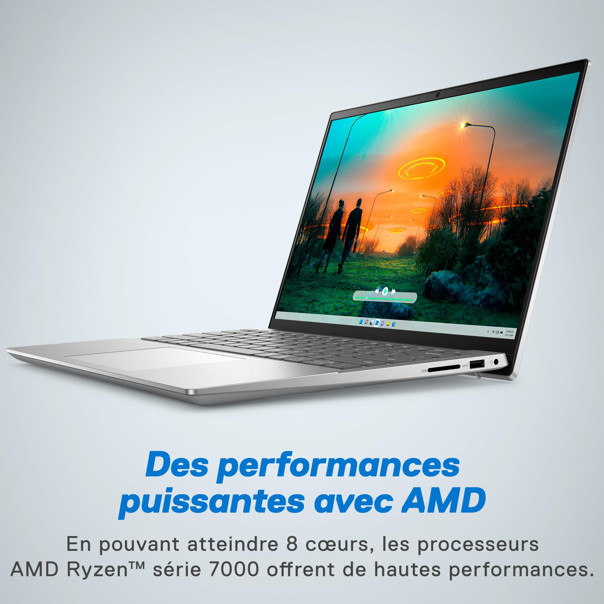 Dell Inspiron 14 5435 Ordinateur Portable, Processeur AMD Ryzen 7