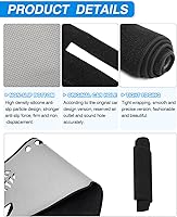 Vista 3 de Cubierta para tablero, accesorios para auto, cubierta para tablero antideslizante y antirreflejo (material de fieltro)