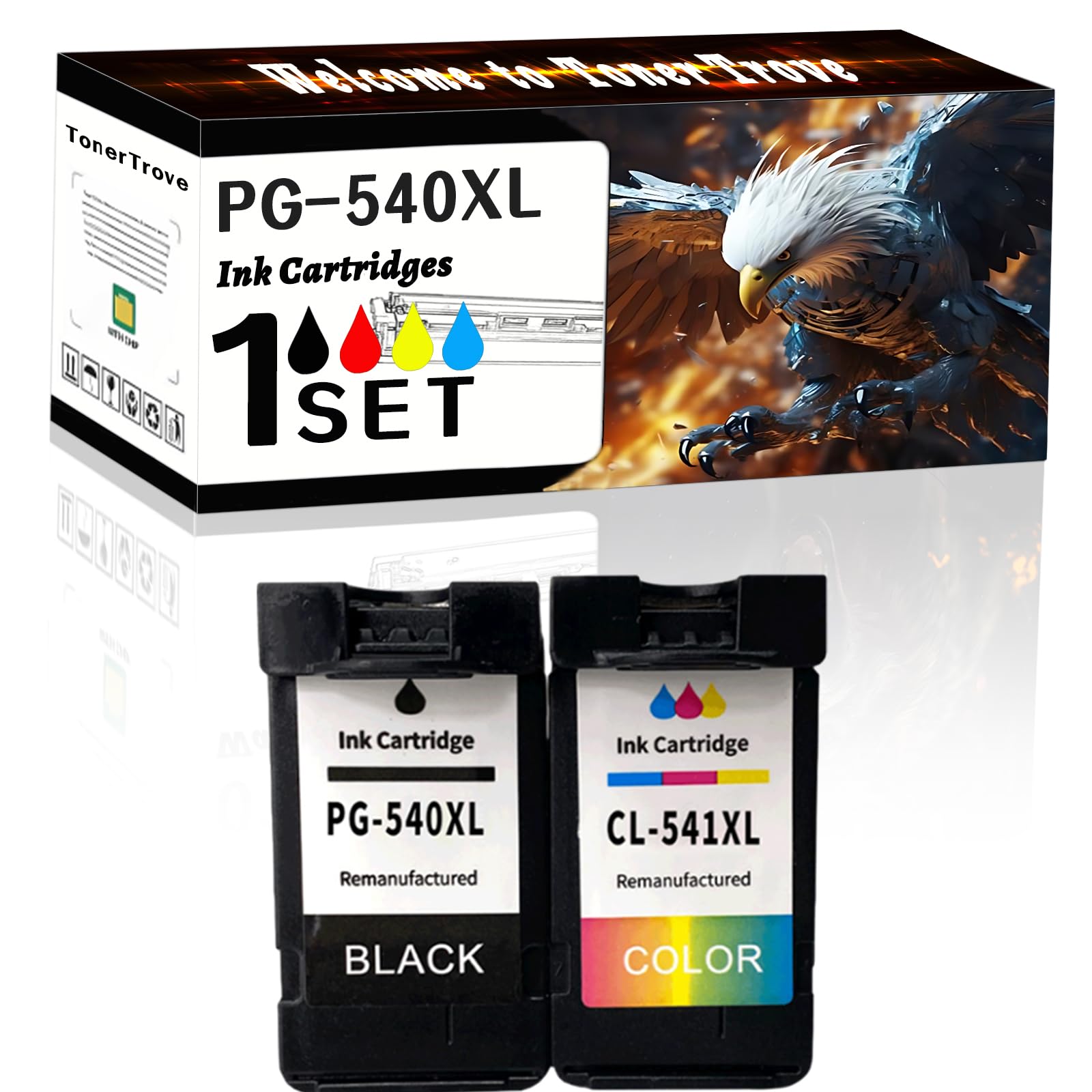 Amazon.com: AGNNQ PG-540XL Ink Cartridges Compatible for Canon