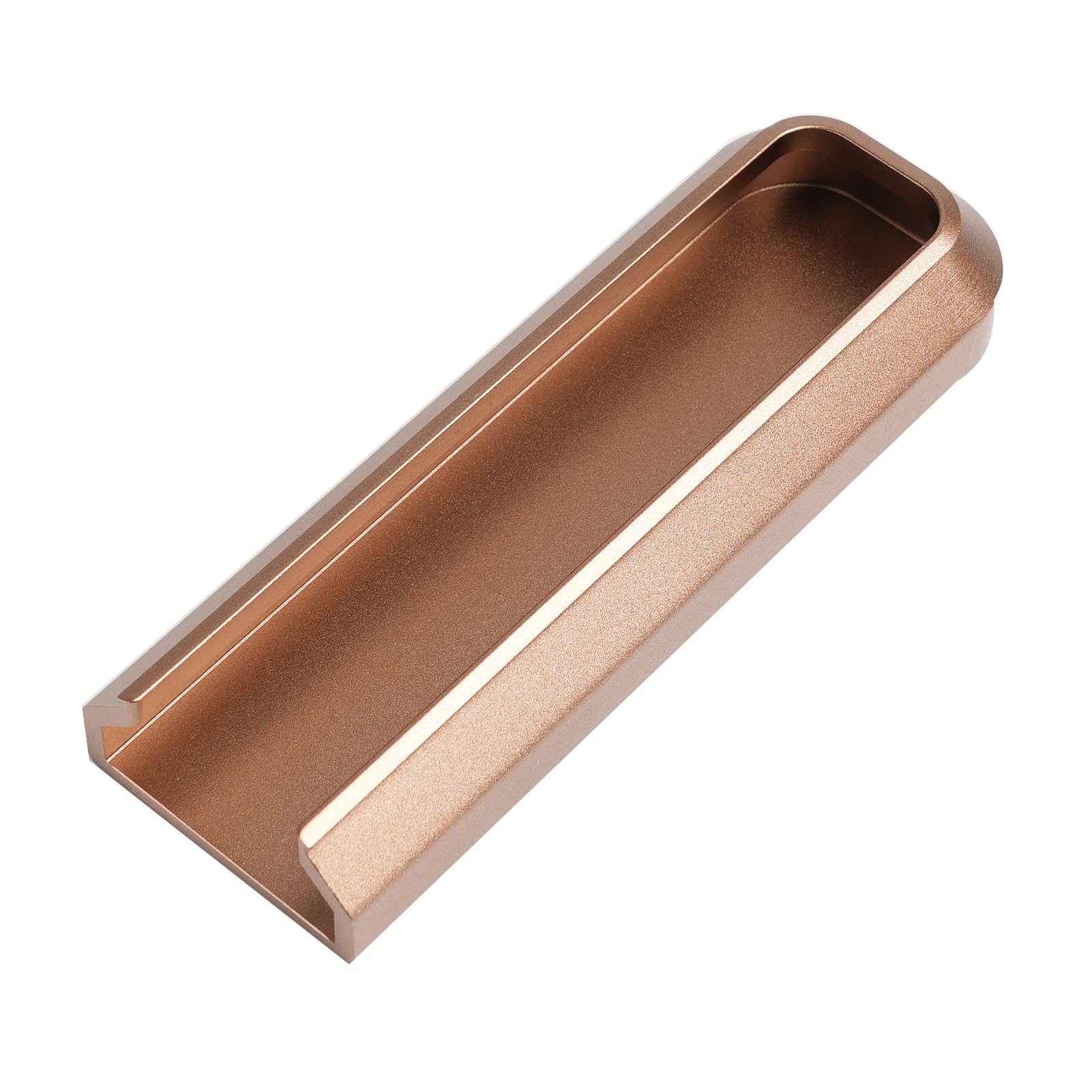 DSWZLQDXB Drawer Knob for Windows Half-recessed Door Levers Country Style Handle Flush Sliding Door Pull Multi-Colour Handles Recessed Rectangle Cabinet Handles Aluminium Alloy (Champagne Gold)