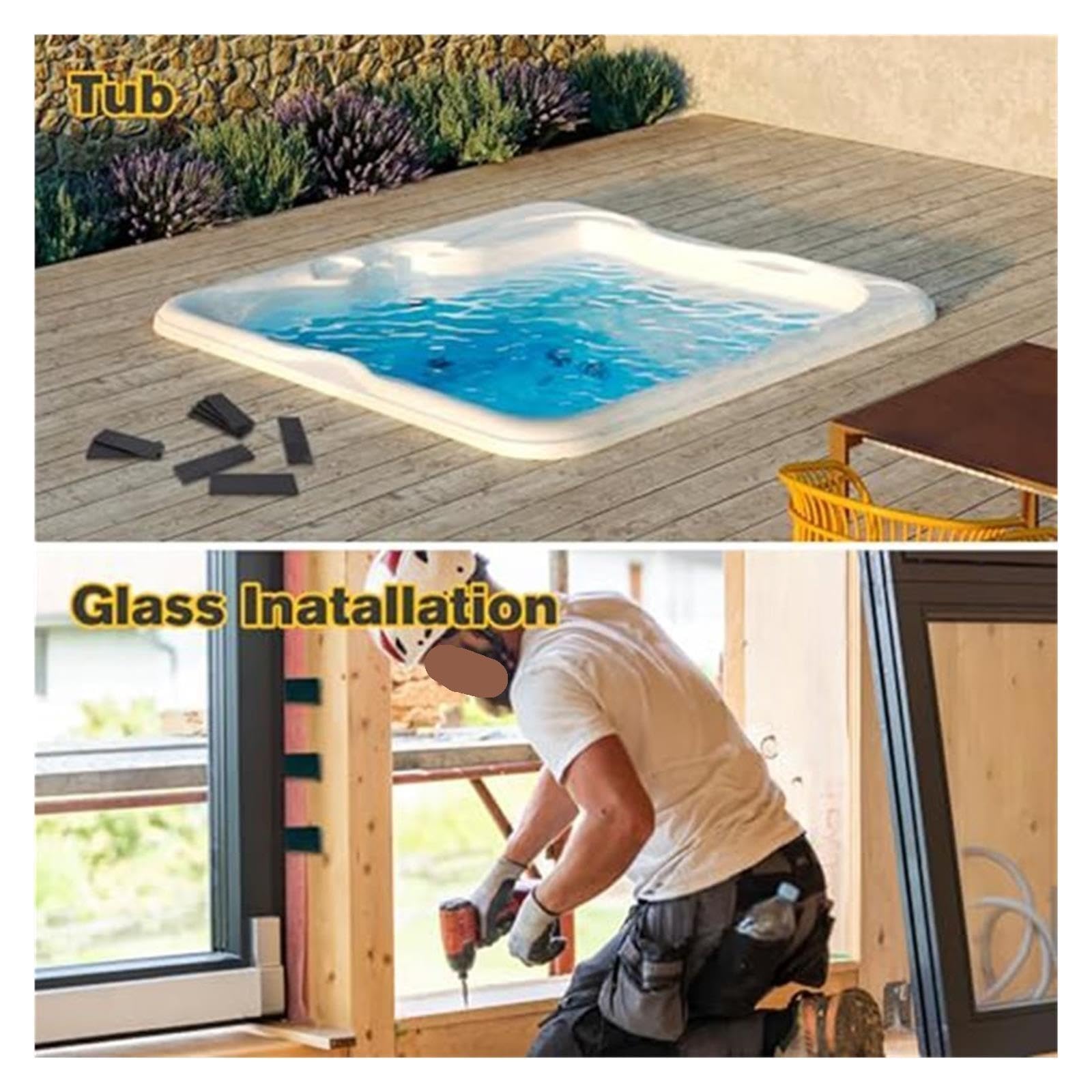 Cales étanches nivellement cloisons, meubles