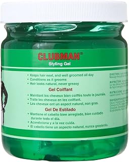 Clubman Style Gel Men'S 16oz Jar (2 Pack)
