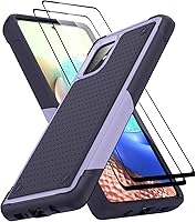 Vista 100 de Jeylly Funda para Samsung Galaxy A23, Galaxy A13 4G/5G/A23 5G/A04/A04s Funda de absorción de golpes híbrida TPU antiarañazos resistente cubierta