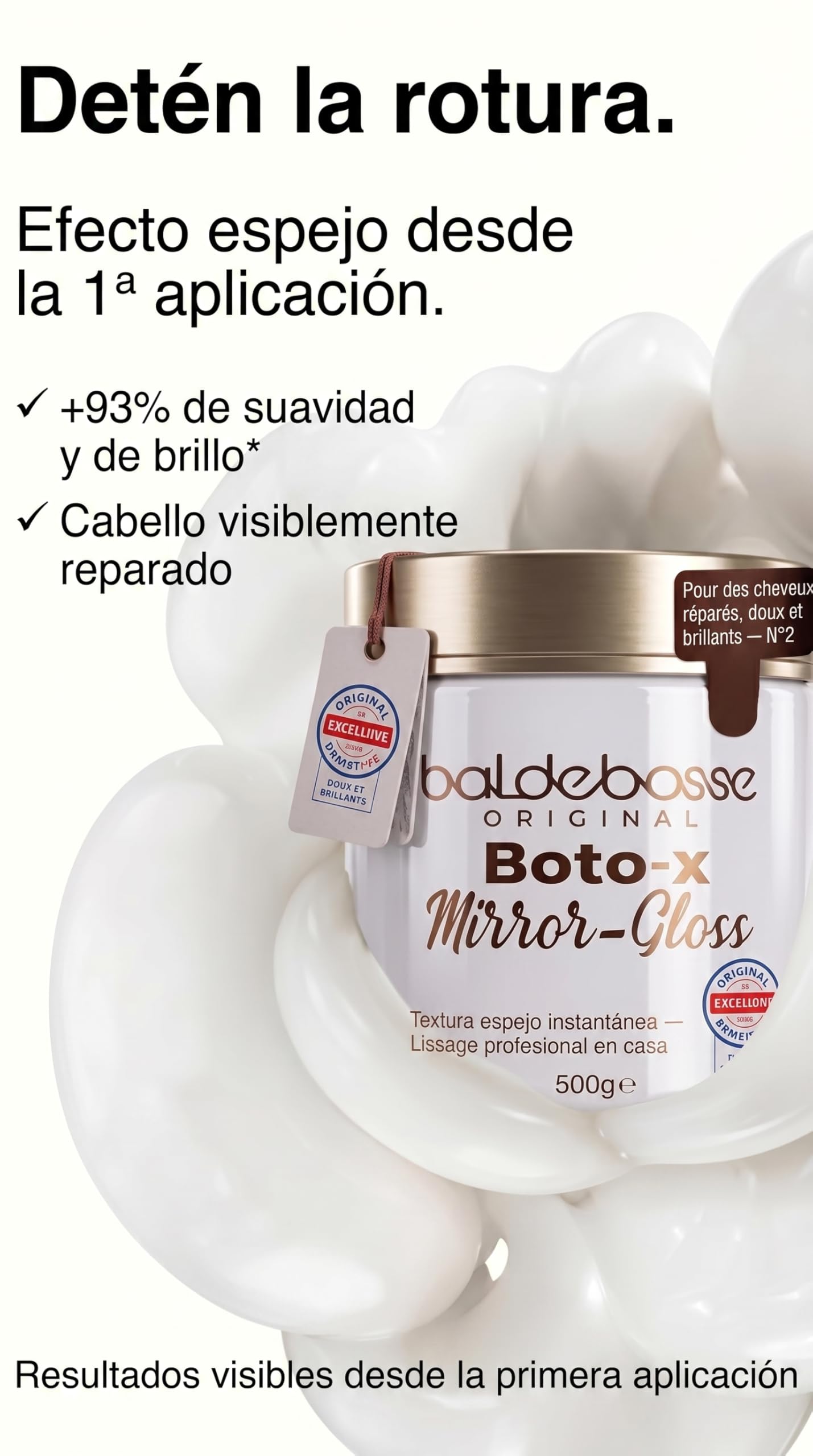 Boto-x Capilar Profesional con Queratina Brasileña y Colágeno Hidrolizado | Keratina para Alisar el Cabello | Tratamiento de Keratina para Cabello | Anti Frizz | Cabello Seco y Dañado