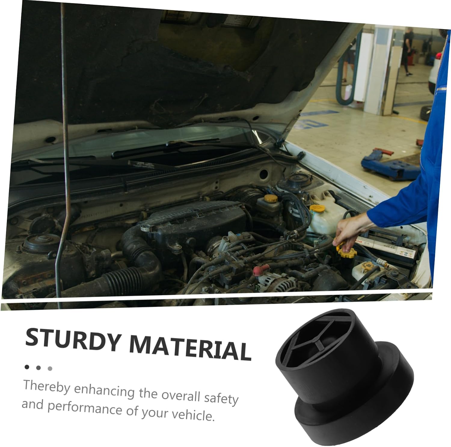 2pcs Motorcycle Engine Cover Bushing Noise Reducing Easy to Install Engine for Atvs and Motorcycles Compatible