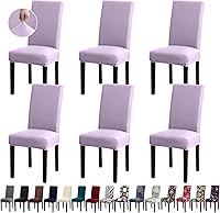 Vista 71 de Fundas de Silla de Navidad, Juego de 4 Fundas Elásticas para Sillas de Comedor, Protectores de Silla para Decoración de Navidad/Decoración del Hogar