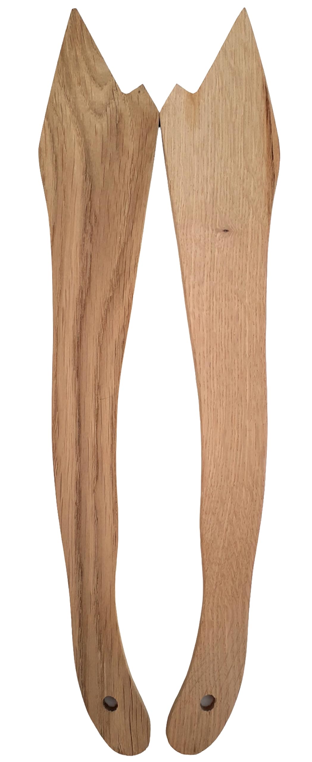 4 X Schiebestock für Tischkreissägen, Fräsen und Hobel,Bandsäge -Eiche 410x65x10 mm