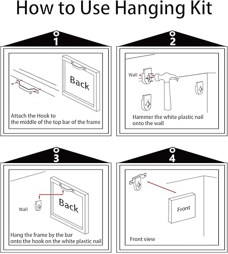 Miniatura 5 de BANHUA1 Lienzo decorativo de pared de castillo de Halloween, pósteres de pintura para decoración del hogar, imágenes de arte de pared HD (18 x 24