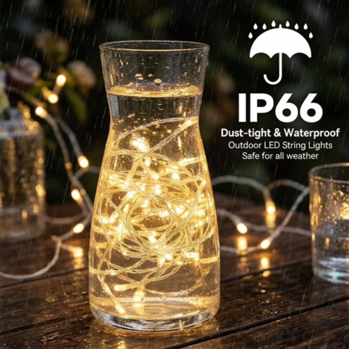 Catena Luminosa Esterno Solare, Luci Solari da Esterno Giardino 8 Modalità Impermeabile con Telecomando, Luci Decorative per Patio Terrazze Festival Matrimoni (Colorato,102M 1000LED)
