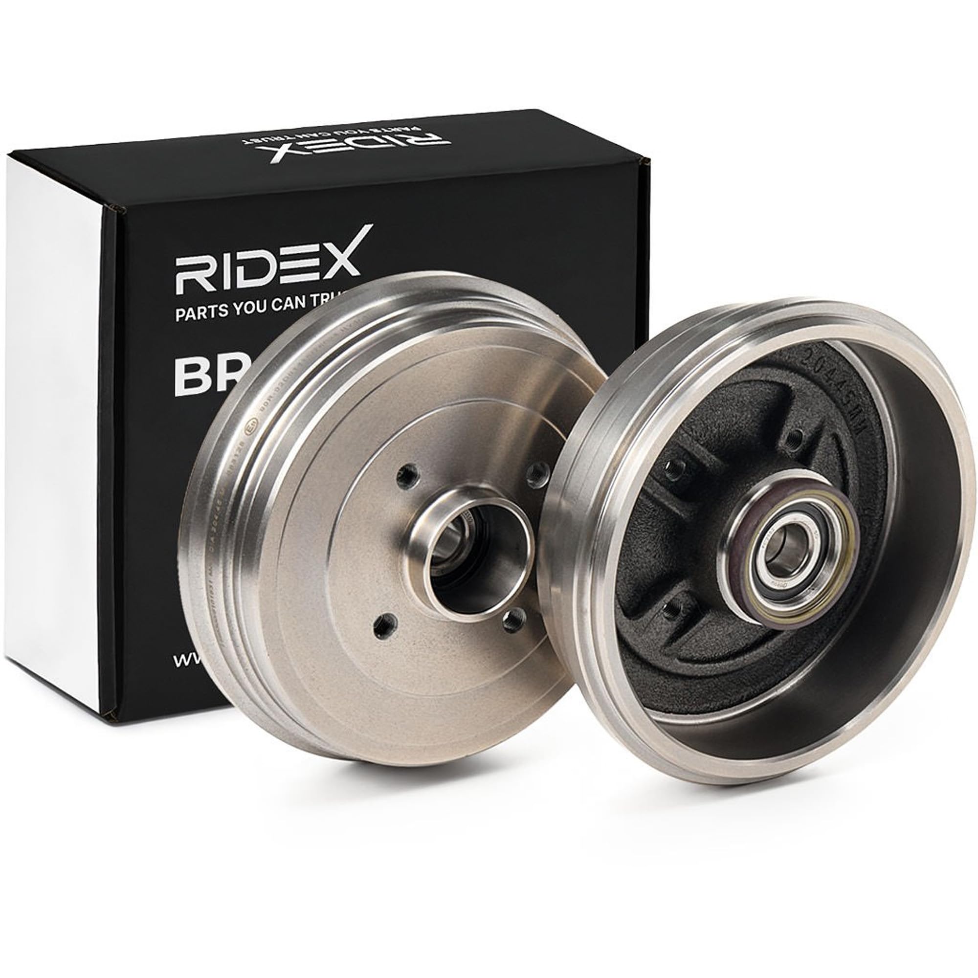 RIDEX 123B0082 2x Tambor de freno Trasero Tambores de freno Freno de tambor