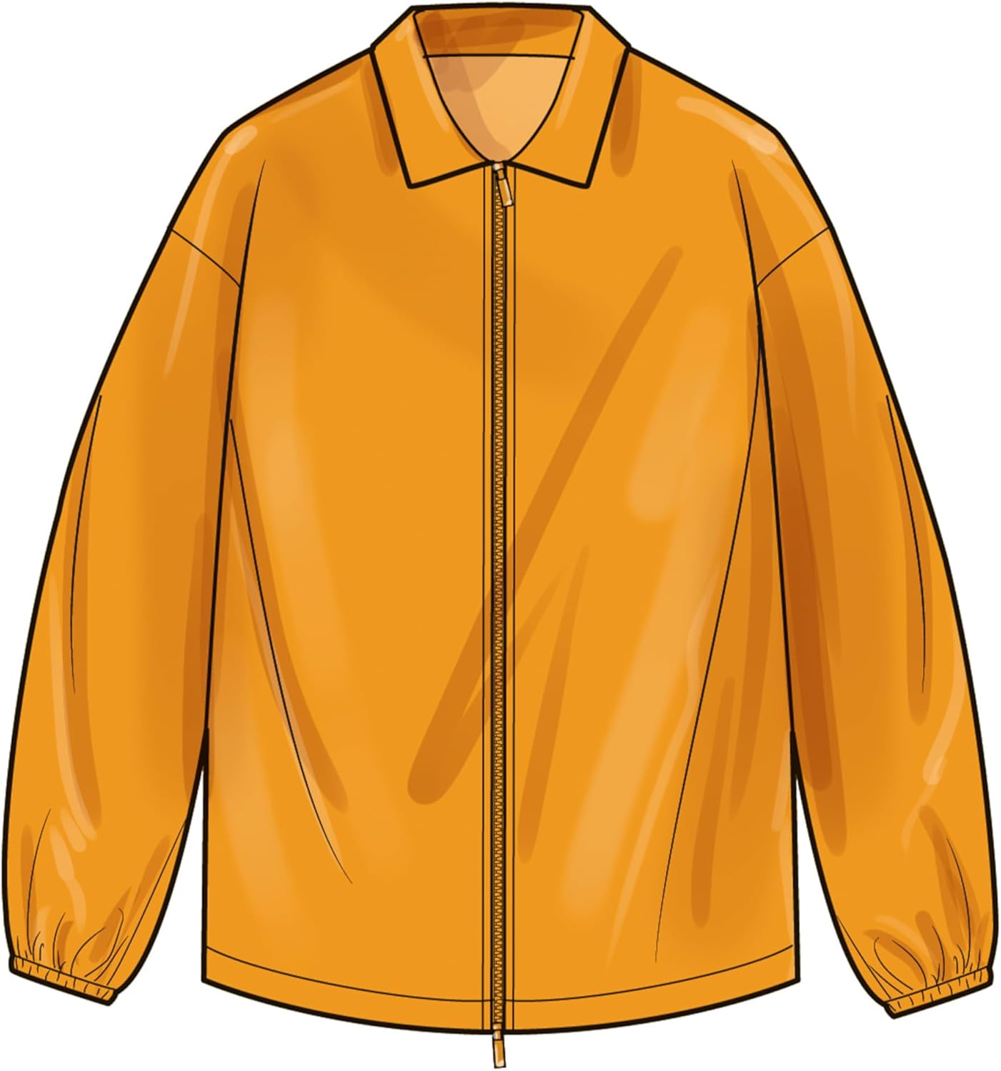 Simplicity SS3111A Unisex Jacket, Pull-on Shorts and Pull-on Pants Sewing Pattern Packet, Design Code S3111, Sizes XS-S-M-L-XL-XXL