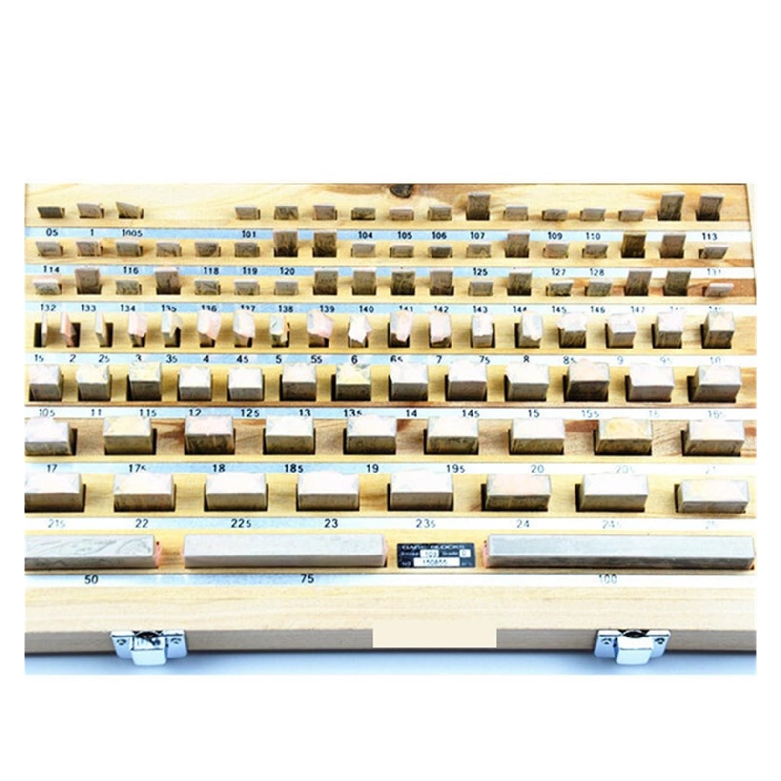 Set Blocchetti Di Riscontro 103 Pcs - Grado 0, Calibri Di Precisione Per Misurazione
