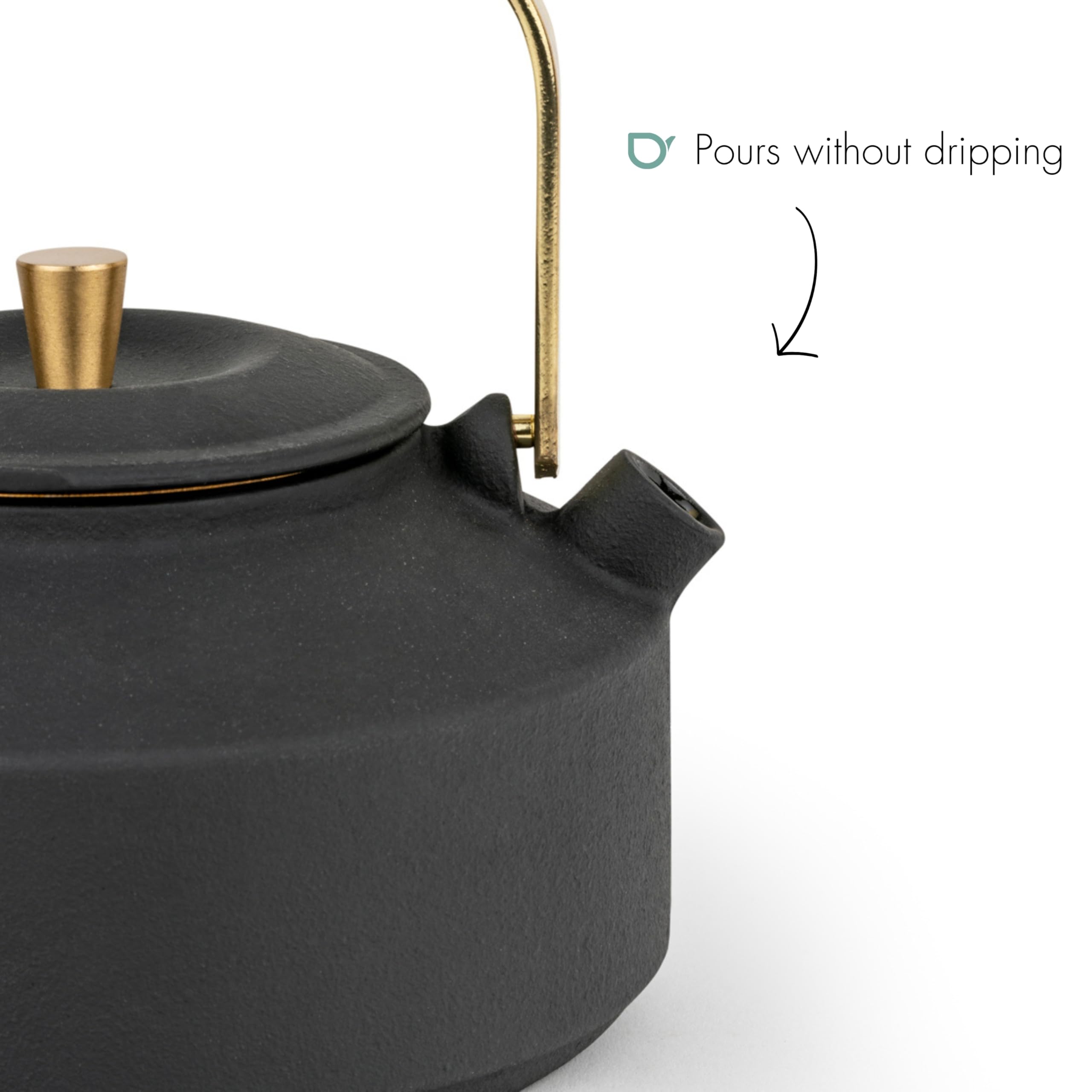 Bredemeijer - Tetera Shangdong 1.0L hierro fundido negro