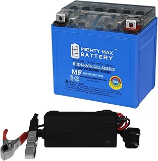 Mighty Max Battery YTZ7S GEL Battery Replaces Aprilia SR50 Ditech 01-05 + 12V 1A Charger