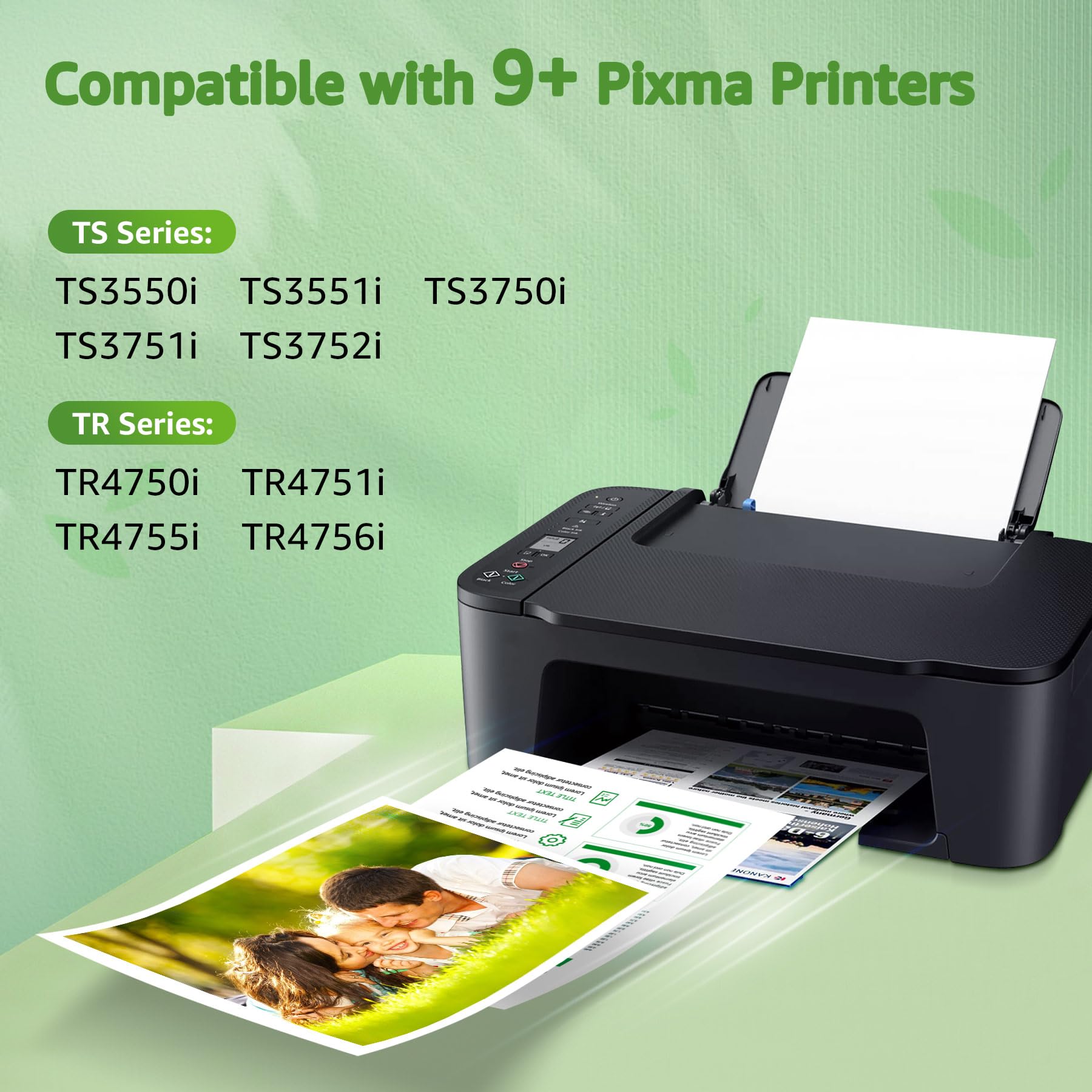 GREENSKY 575 576 PG-575XL CL-576XL Replacement for 575 576 Ink Cartridges for for PIXMA TS3550i TS3551i TR4750i TR4751i