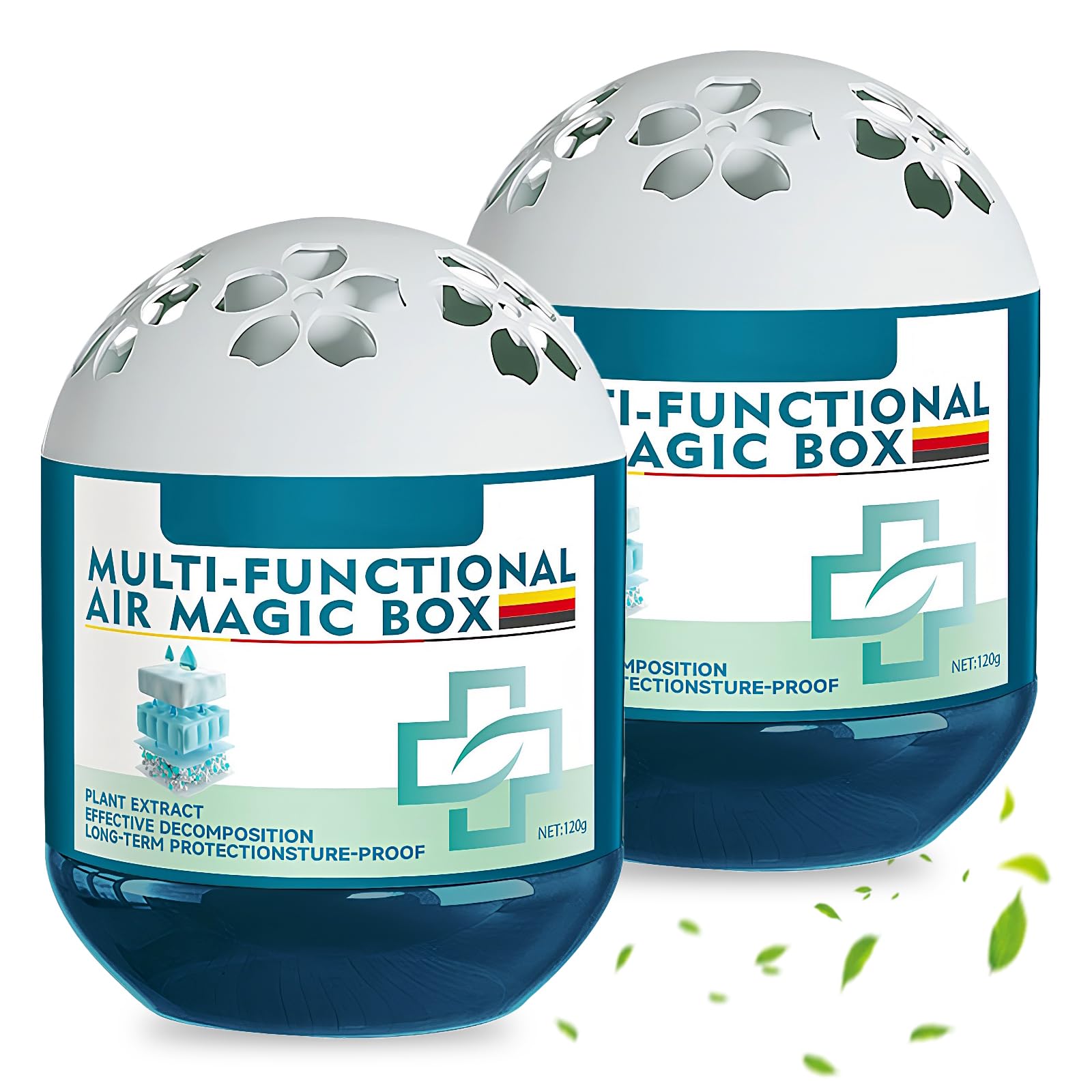 2 Pcs Indoor Air Purification Dust Removal Magic Box, Multifunctional Dust Removal Magic Box, Long-lasting Freshness for Pet Areas, Home