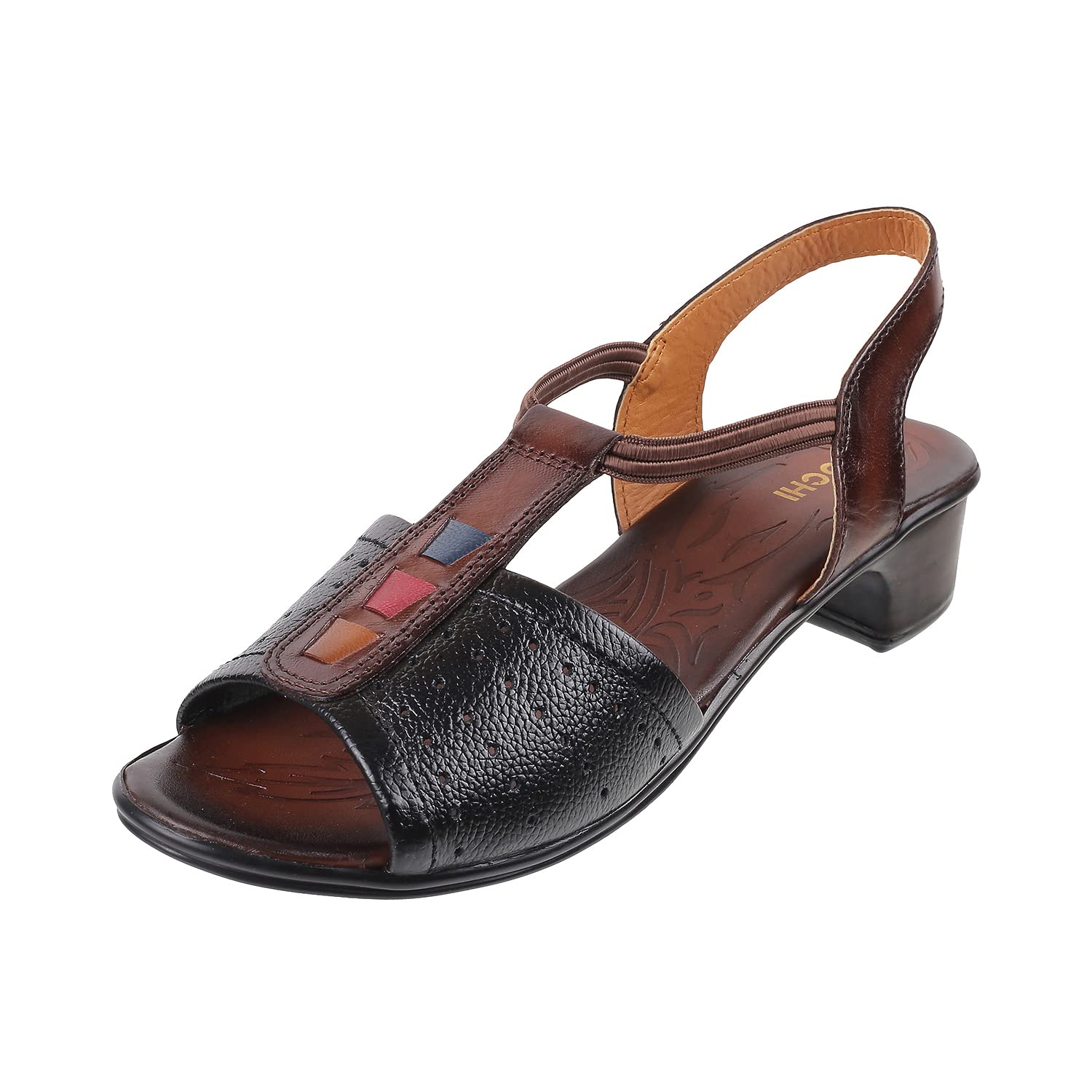 Mochi Womens Leather Rust Sandals (Size (7 UK (40 EU)) (B09X7JR1L1) Amazon Price History, Amazon Price Tracker