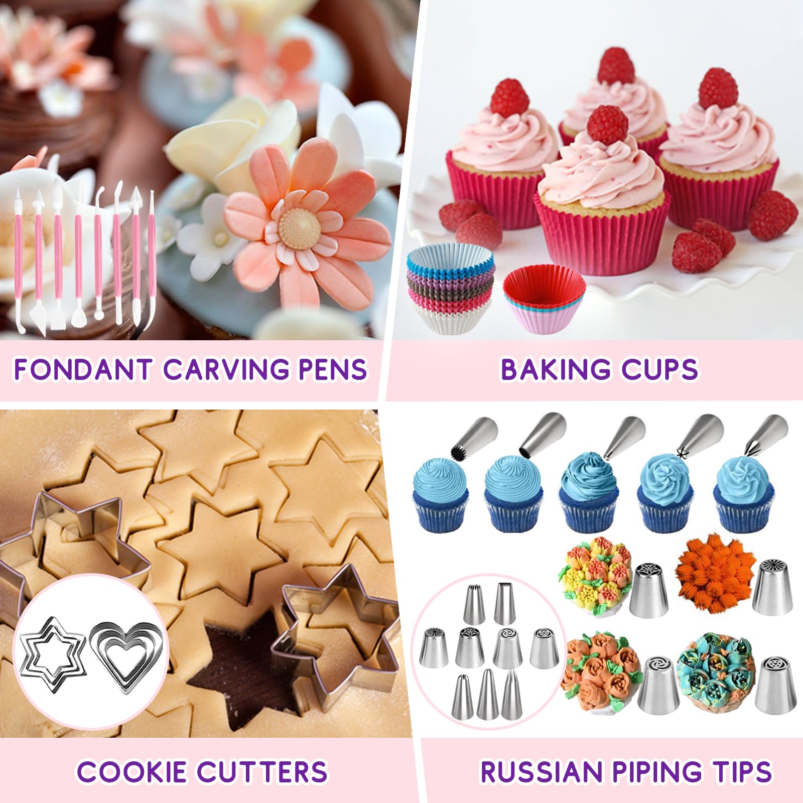 Kit de herramientas para decoración de tartas