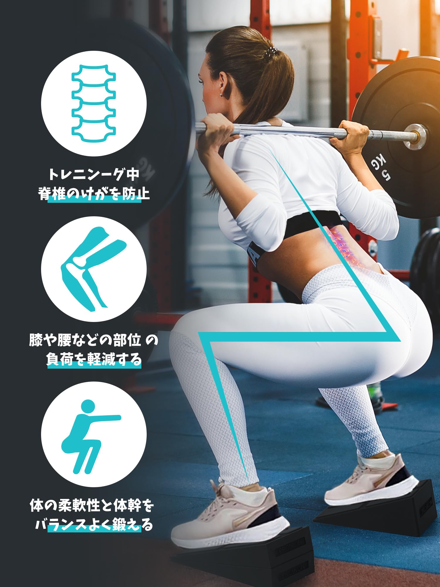 ダブルサークルスクワットウェッジ Amazon.co.jp: PROIRON スクワットウェッジブロック(3ピース
