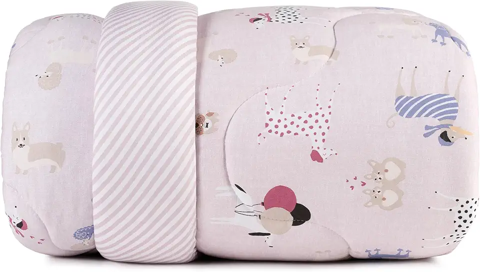 Edredom Mundo Kids Malha antim - Pet Chic - Solteiro