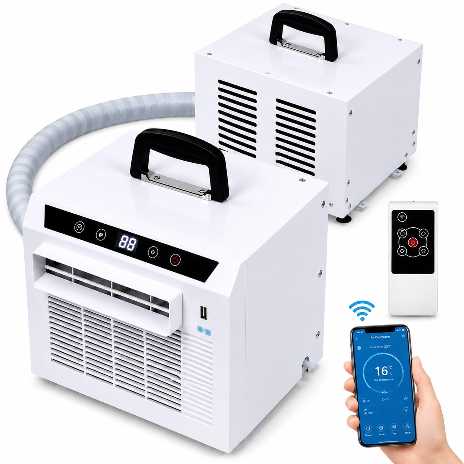 Sxqych One Color 1300W Portable Air Conditioner, Swamp Cooler, Portable Ac Units