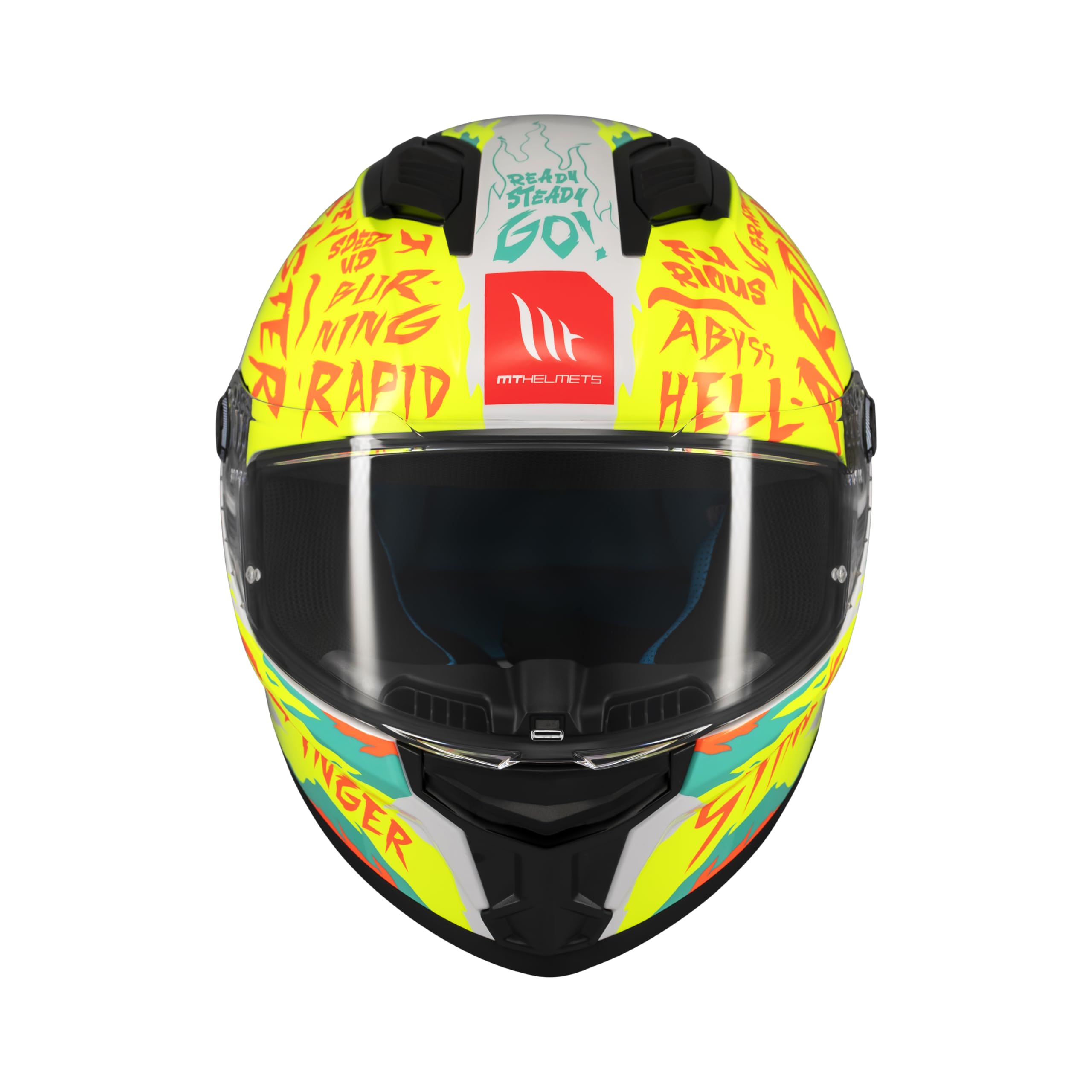 MT HELMETS Stinger 2 – Casco Moto Integral Deportivo con Pantalla Antivaho Compatible con Pinlock, Visor Solar Full Vision, Interior Lavable y Calota HIRP | Homologado ECE 22.06 & DOT