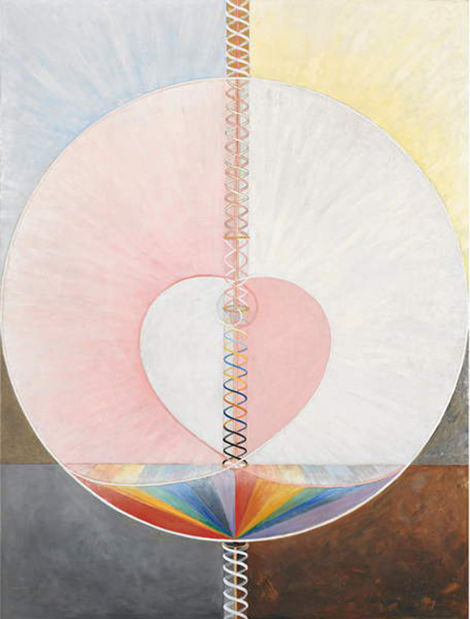 SERENDIPITP Vintage Wall Art Canvas Nordic Poster Canvas Print Picture Group Ix by Hilma Af Klint Wall Art Poster for Home Decor 60x90cm