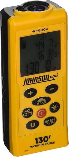 Johnson Nivel 40-6004 Medidor de distancia láser de 130 pies