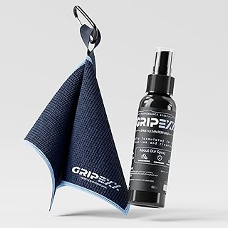 2 in 1 Sports Shoe Grip Spray with Sport Towel, Provides Traction & Rejuvenates
