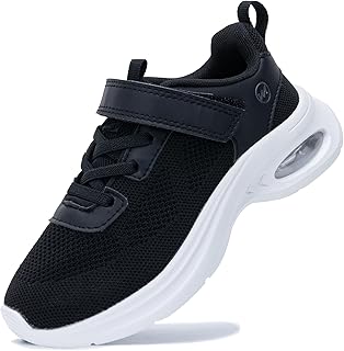 PERSOUL Kids Air Running Shoes Boys Girls Child Slip On Walking Comfort Tennis Sneakers Athletic Lightweight Shoes