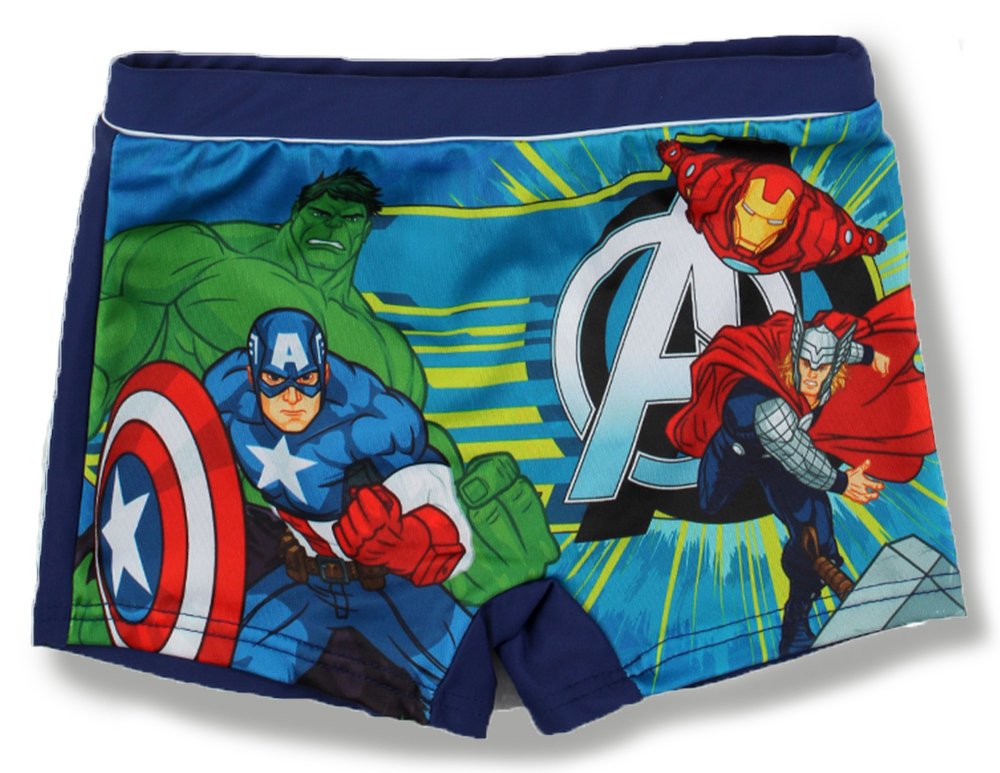 Marvel Avengers Swimming Boxers Trunks Shorts (3 Years, Multicolour)