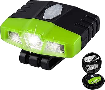 LHOTSE Rechargeable Portable LED Sensor Cap Light - 6 Lighting Modes ...