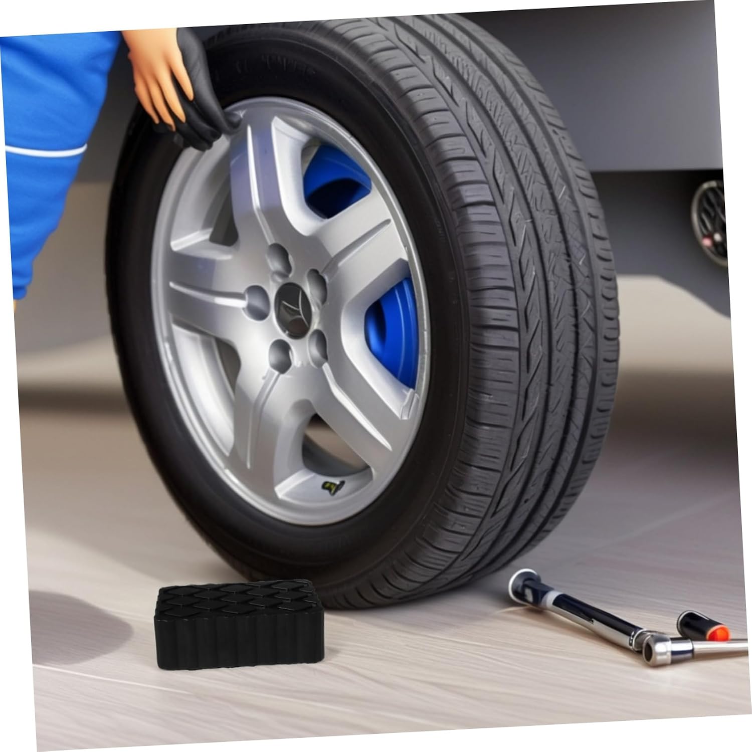 Jack Shock Absorber Block Rv Trailer Stabilizer Pinch Weld Jack Stand Pad Floor Pads Car Auto Lift