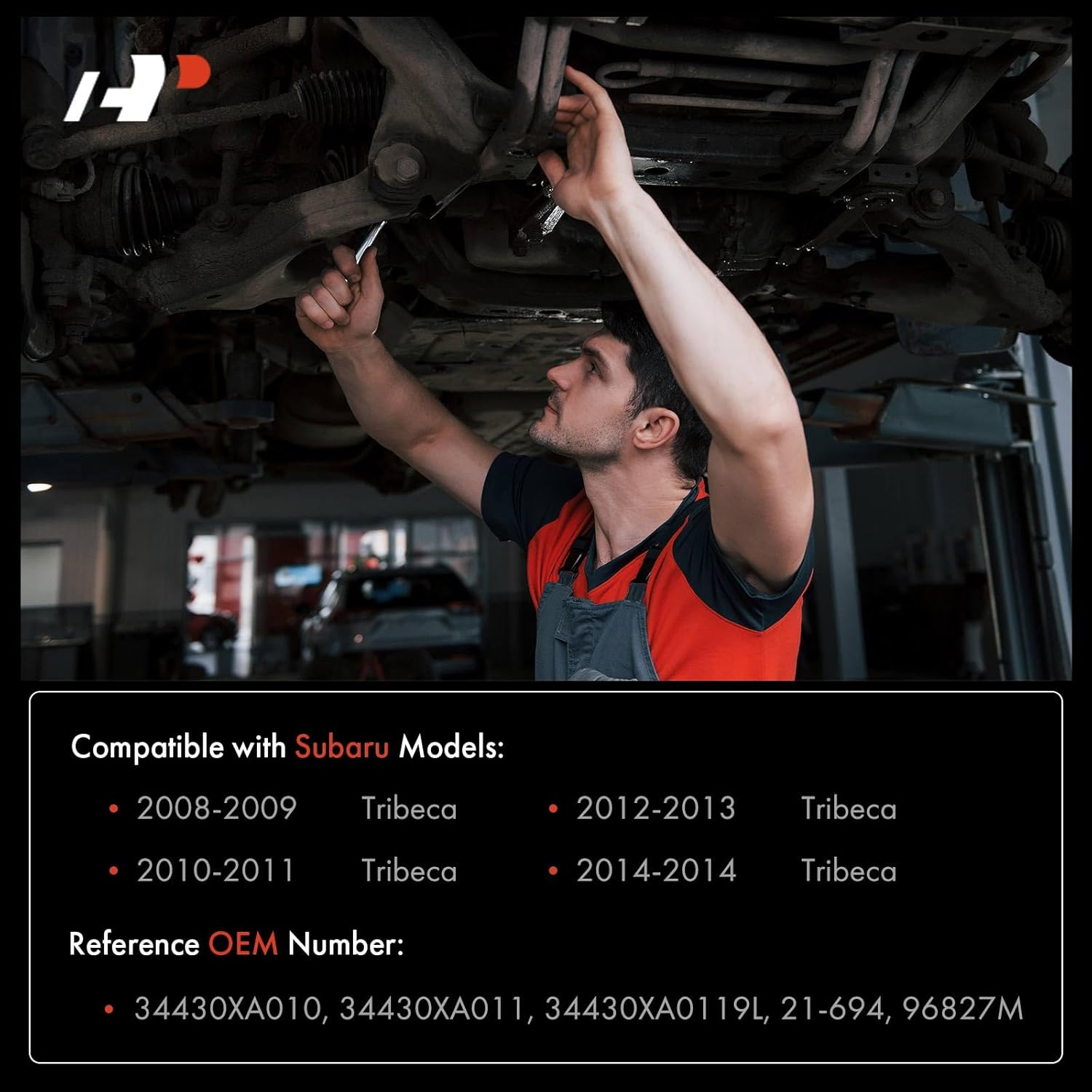 A-Premium Power Steering Pump, with Pulley, Compatible with Subaru Tribeca 2008-2014