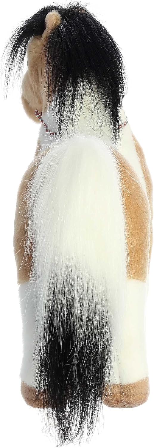 Aurora® Exquisite Breyer® Showstoppers Pinto Horse Stuffed Animal - Realistic Detailing for Imaginative Play - Perfect for Kids, Adults, and Any Horse Lovers - Brown 11 Inches