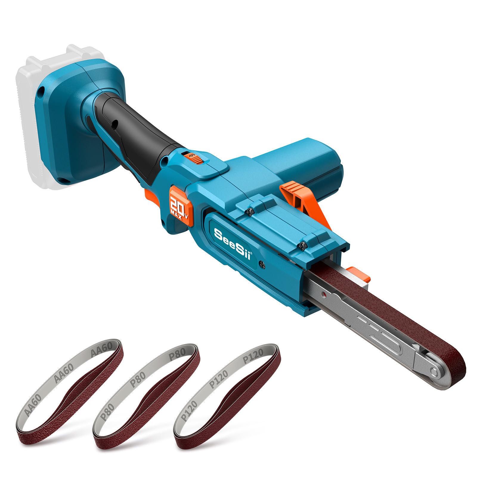 SEESII 電動サンダー 充電式ベルトサンダー 13mm/8mm幅ベルト兼H★ Amazon.co.jp: SEESII 電動サンダー ベルト 充電式サンダー 13mm 9枚