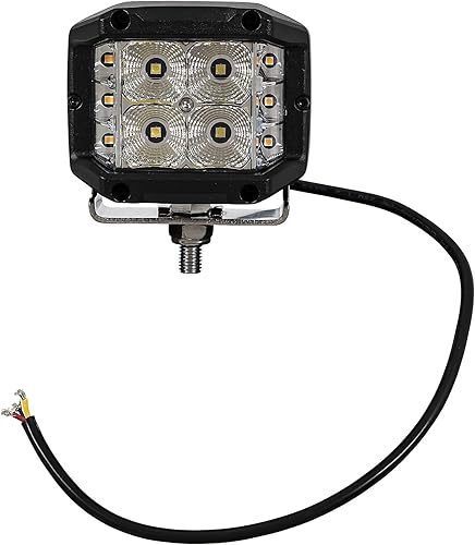 Miniatura 7 de Luz de inundación LED de 4 pulgadas de ancho con estroboscópico - lente cuadrada