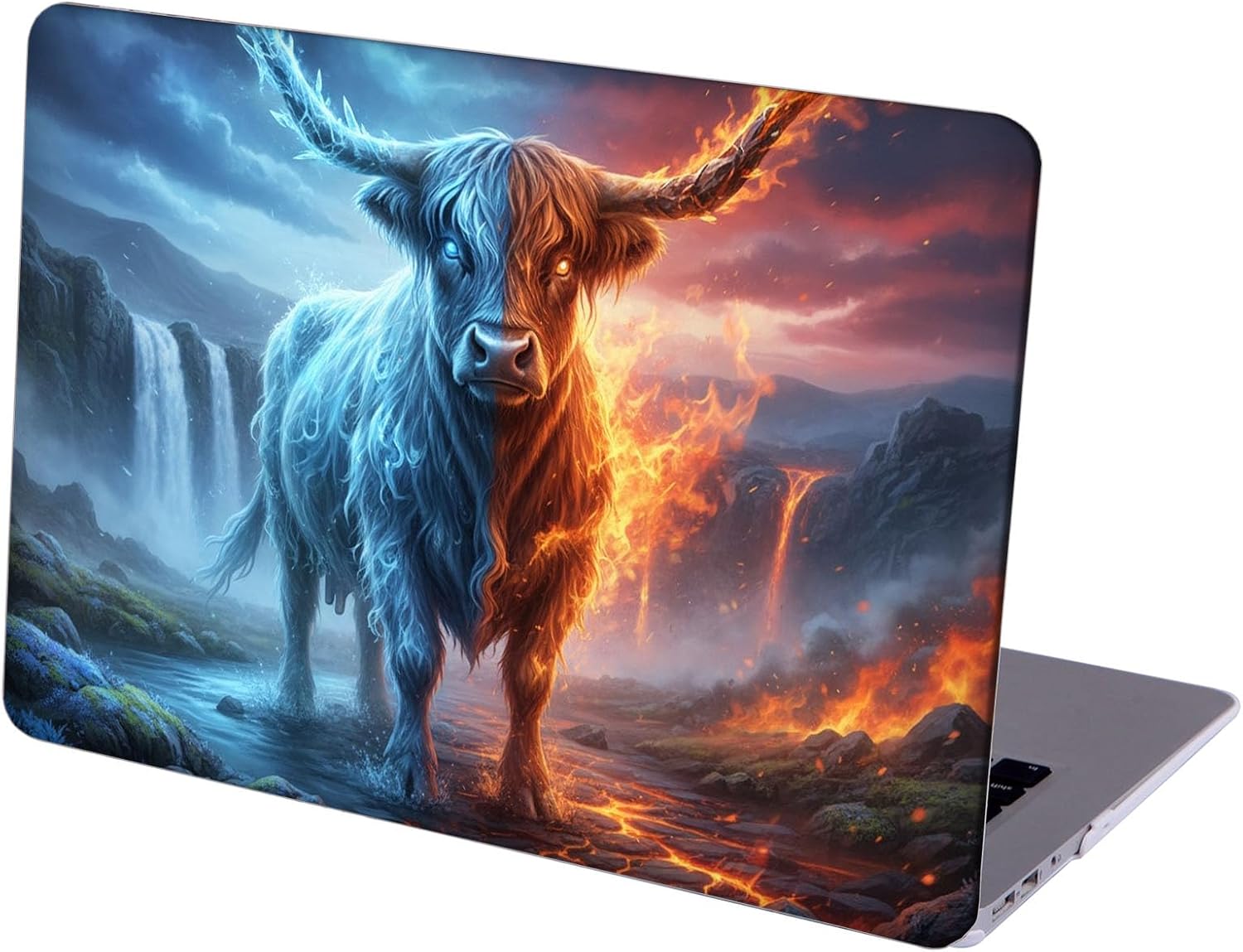 Compatible with MacBook Neo 13-inch, Hard Shell Case with Keyboard Cover and Screen Protector (A3404 A18 Pro chip, 2026 Release) - Highland Cow MC21523