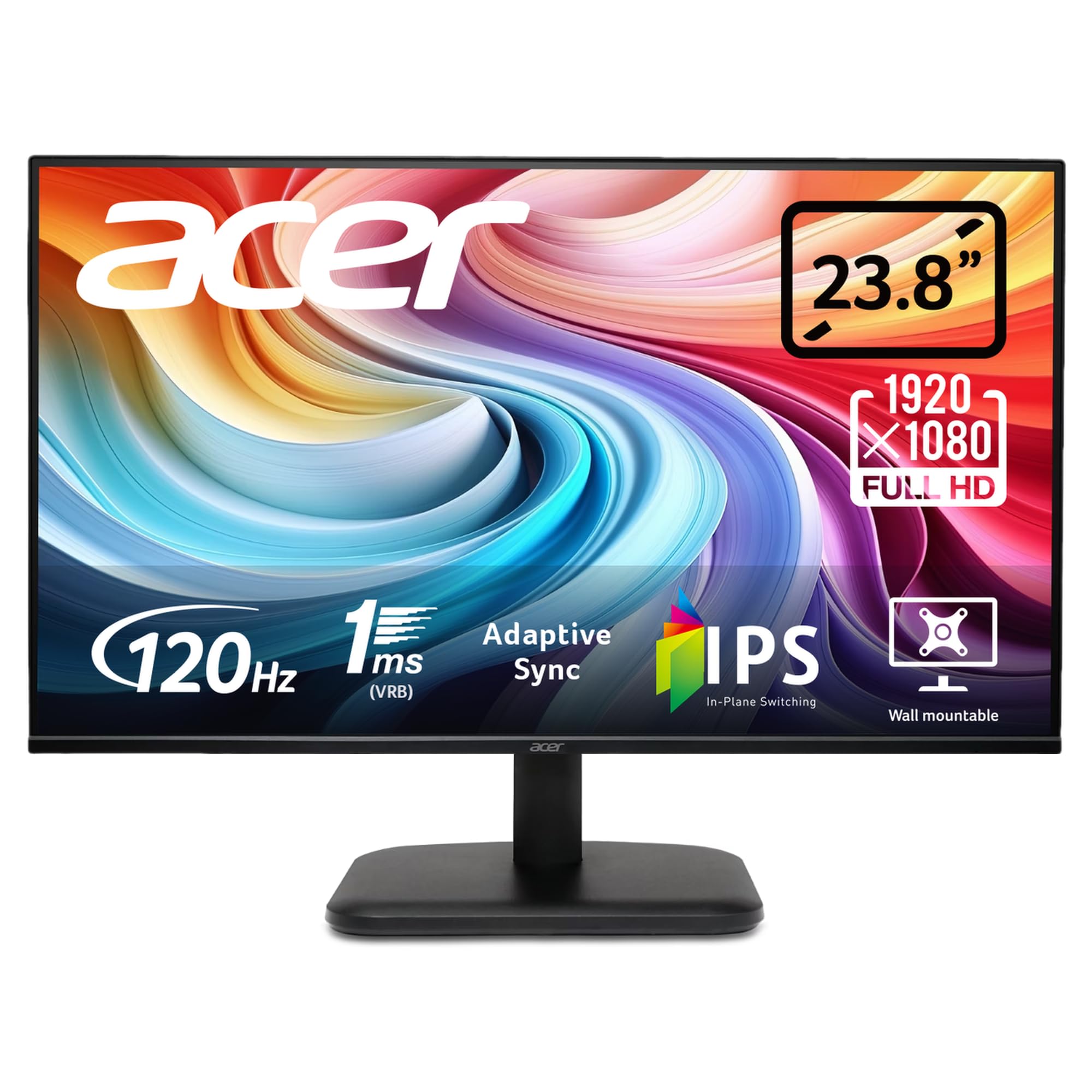 Acer EK241YG Monitor 24 Inch Full HD IPS 120Hz Home Office | 24