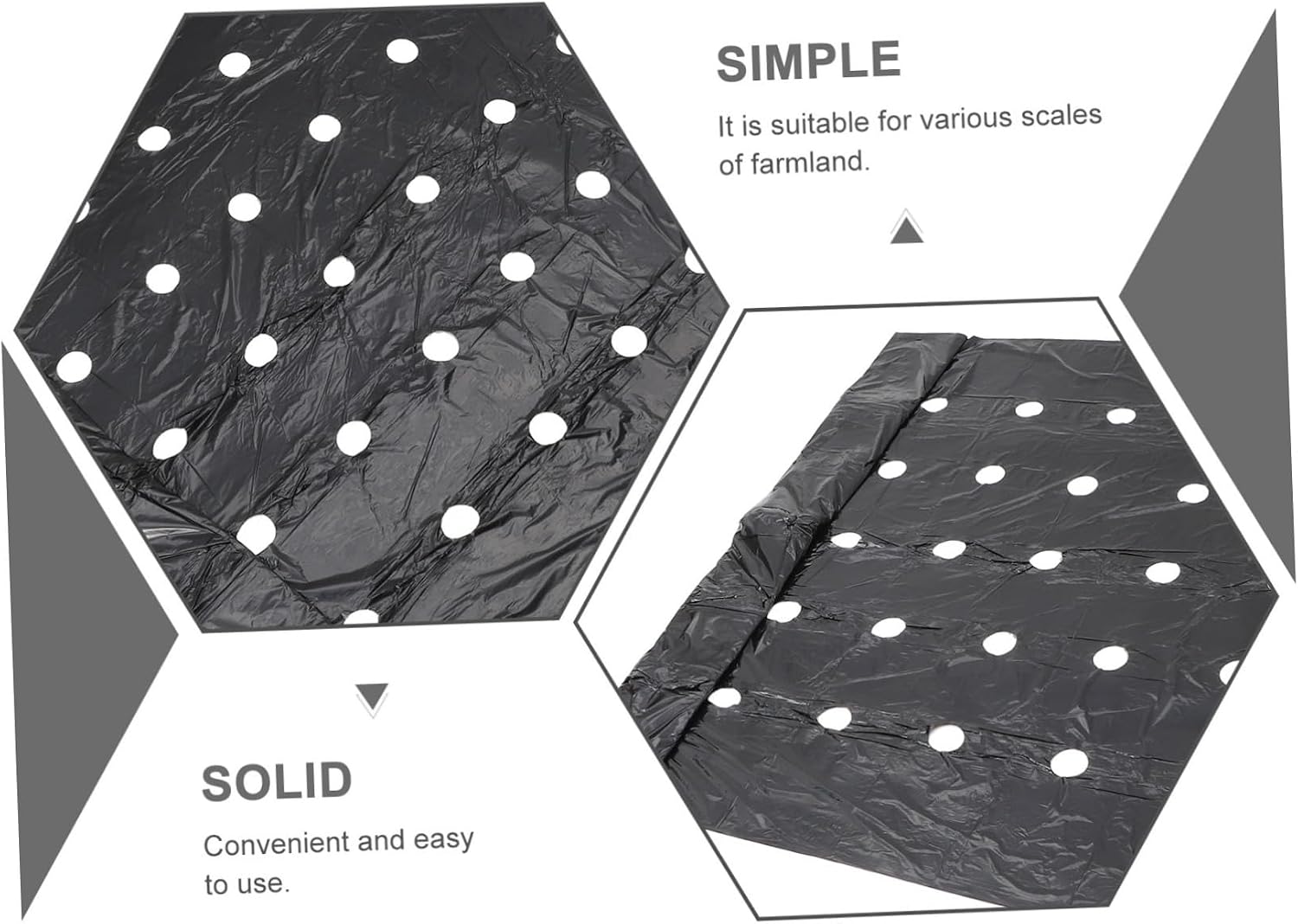Thermal Insulation Mulching Film Perforated Pe Crop Cover Soil Mulch Film