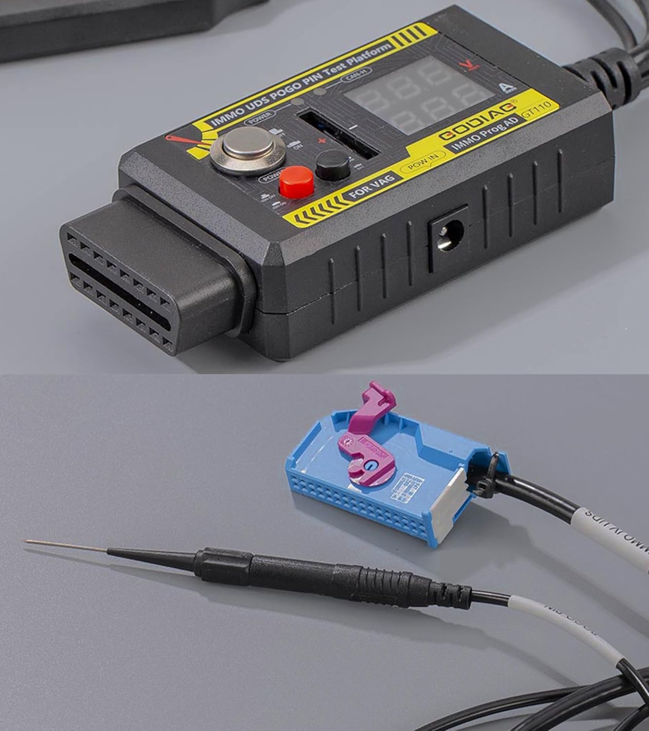 GODIAG GT110 for VW Audi Skoda Seat CAN-Bus UDS 4th Generation IM-MO System Test Platform Cable with POGO PIN to Read & Write POGO PIN Data