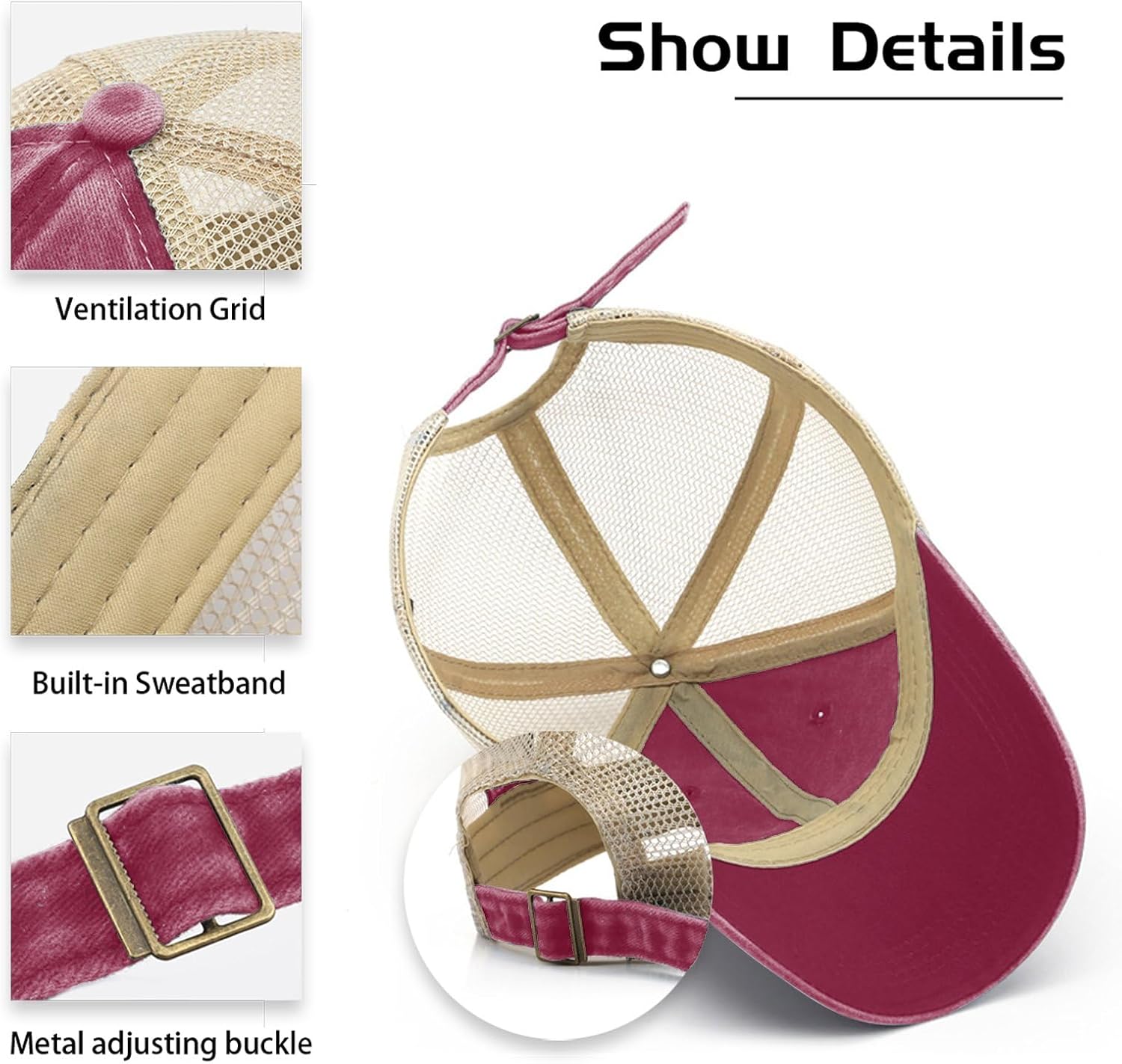 I'm The Problem Trucker Hat Women Trendy Mesh Trucker Hats for Summer - Image 7