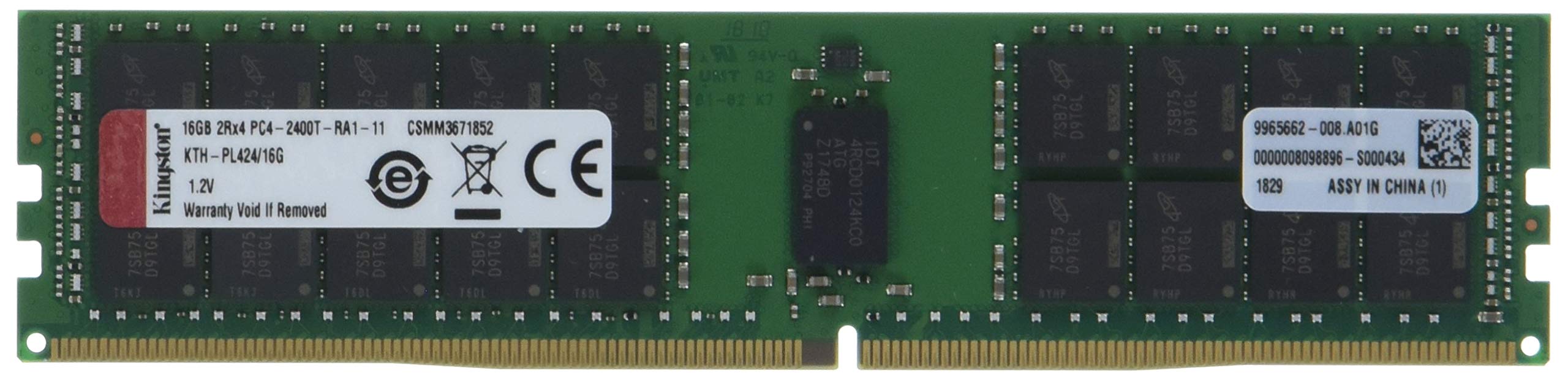 その他 Kingston - DDR4-16 GB - DIMM 288-pin - 2400 MHz / PC4-19200 - CL17-1.2 V - registered - ECC 2zzhgl6 Amazon | Kingston - DDR4-16 GB - DIMM 288-pin - 2400 MHz / PC4