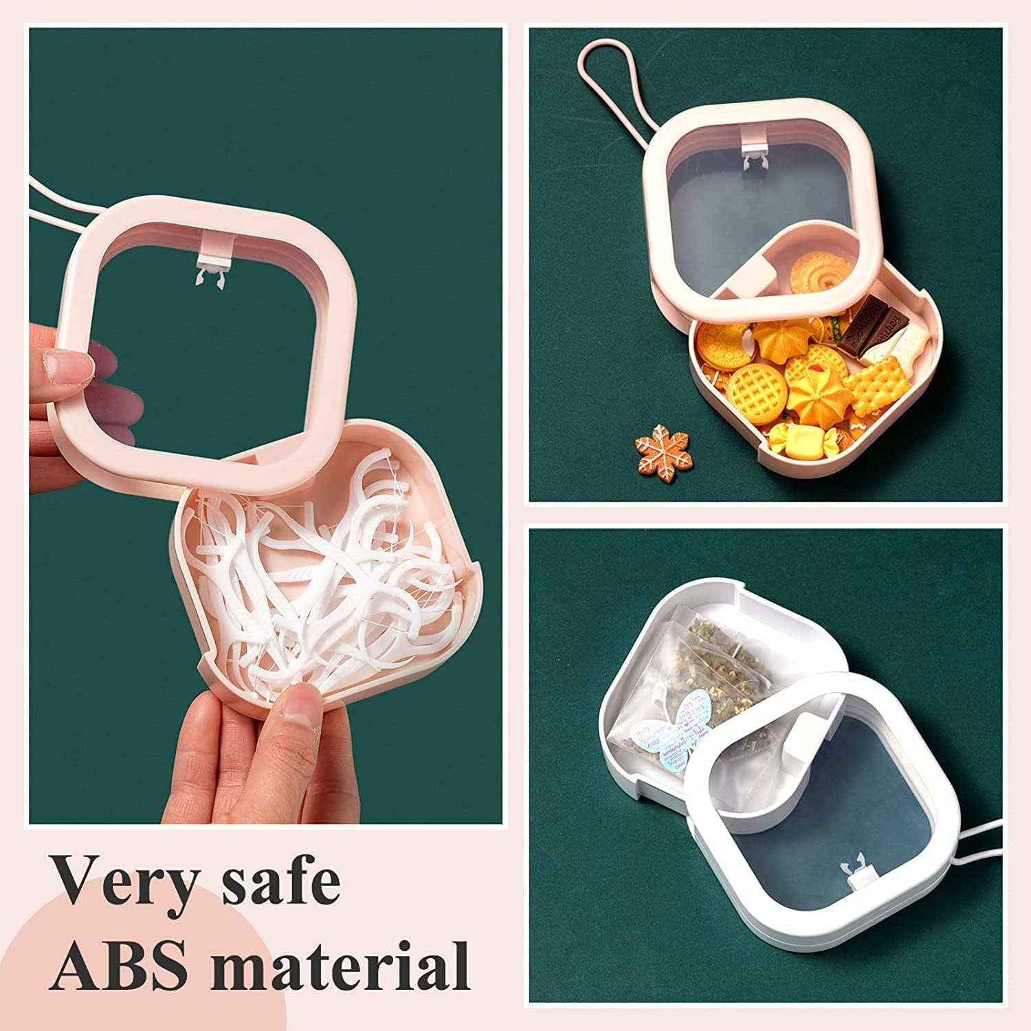 Porte-coton Tige Acrylique Transparent - Range Cotons, éponges Et Accessoires | Parfait Salle De Bain Ou Voyage
