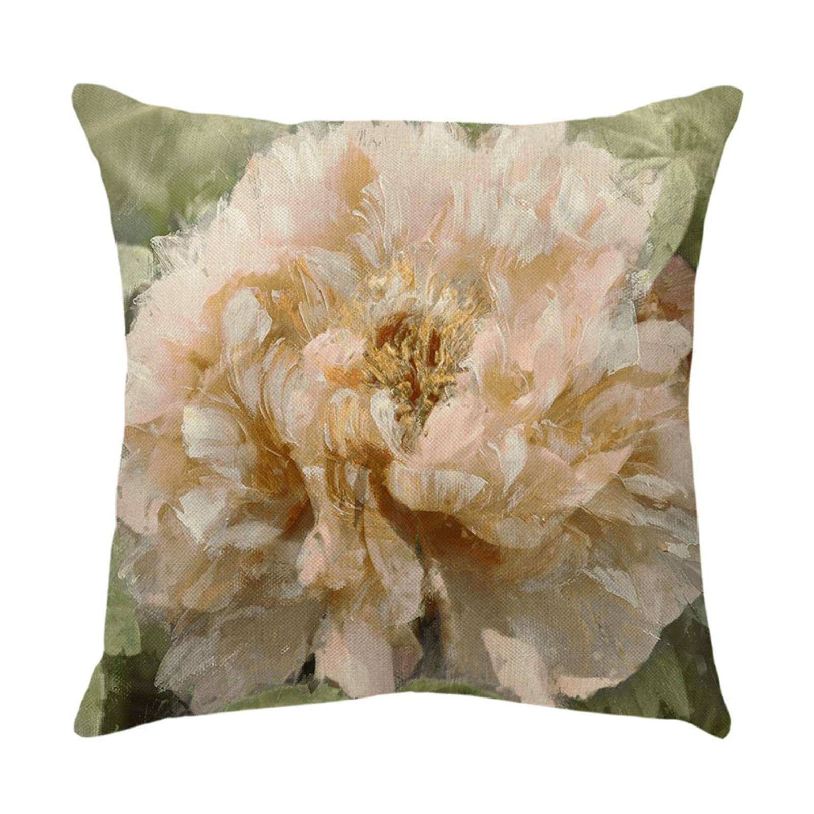 4 Piezas Funda de Almohada Pétalos De Rosa Azul Fundas de Cojín Terciopelo Sencillo y Decorativo para Sofá Camas Dormitorio Coche Lino Cojines Throw Pillow Covers 80x80cm/32x32 Inch