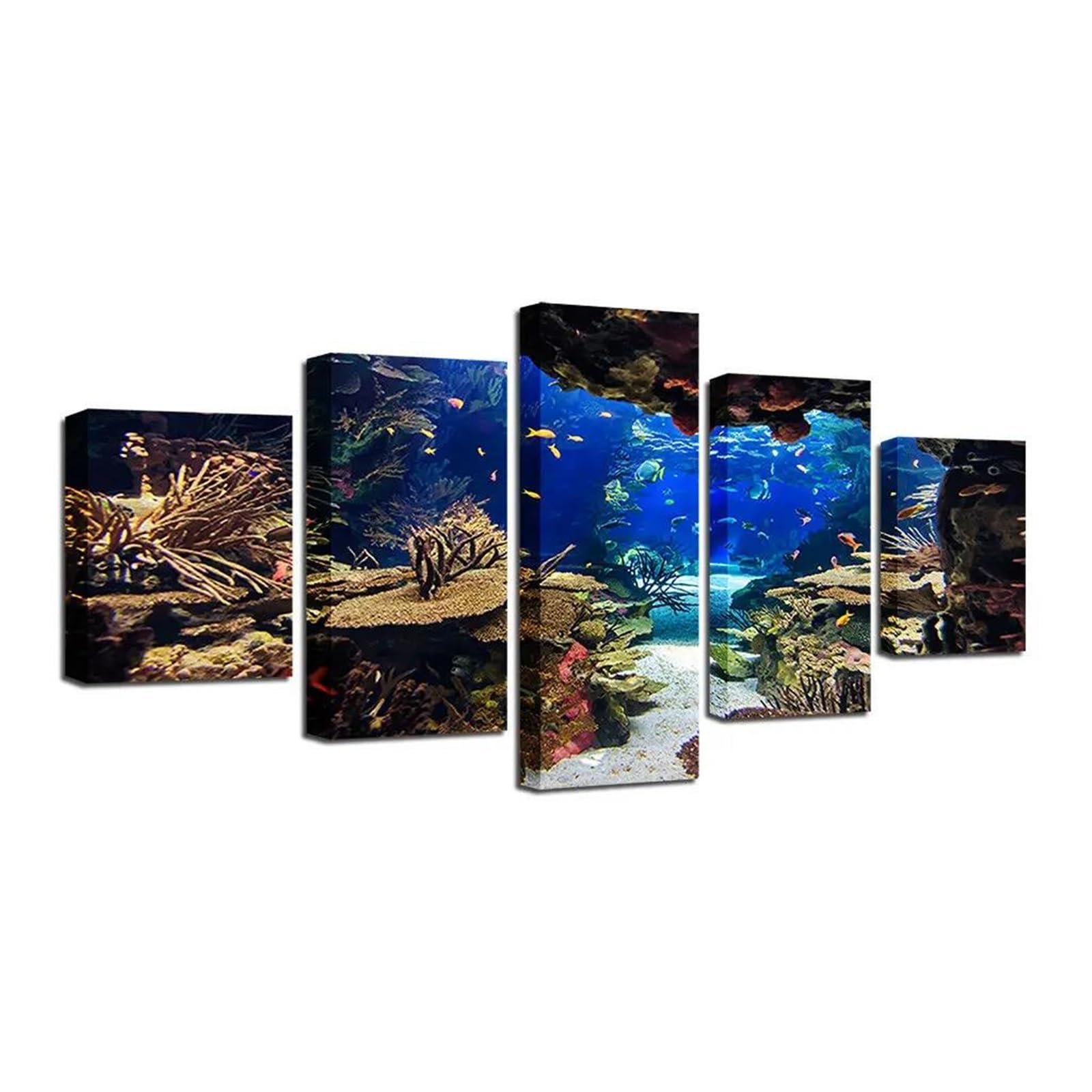 Peintures d'images mer pour habiller un mur vide sans travaux avec une toile moderne